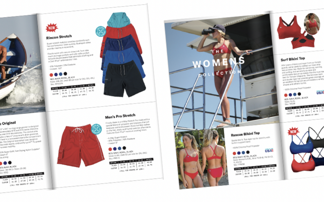 Watermen Brand 2023 Lifeguard Swimwear and Apparel Catalog