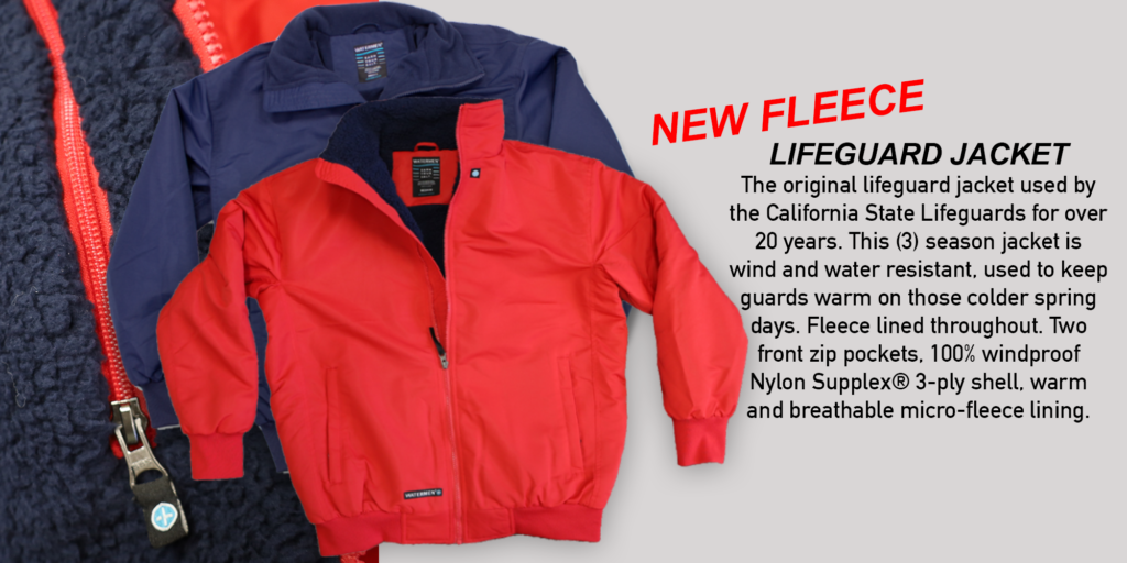 Lifeguard Jacket. The premium lifeguard outerwear by Watermen. Made for lifeguards, by lifeguards