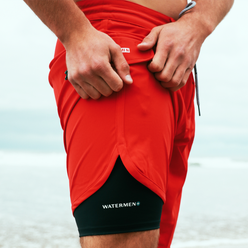 Board Short Liners and Compression Shorts, Watermen Brand Lifeguard  Apparel & Equipment