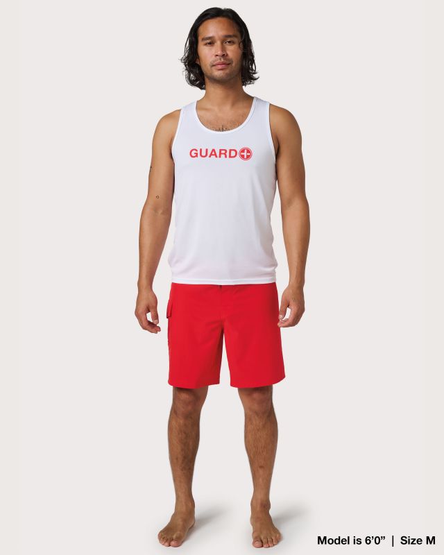 Guard Quick Dry Tank | Watermen Lifeguard Tees & Tank Tops
