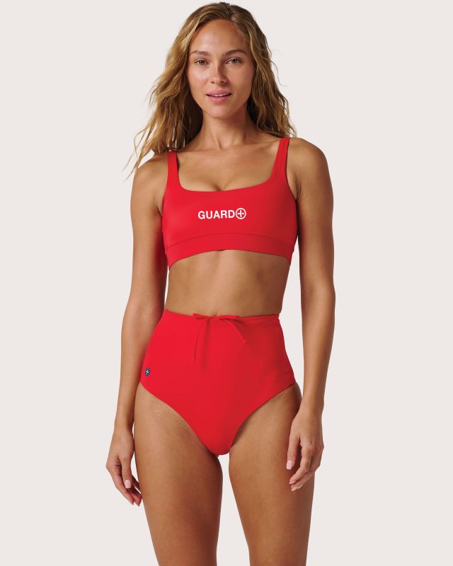 Hermosa Lifeguard Bikini Top with GUARD+