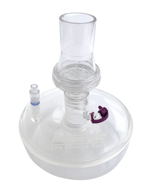RapidSeal™ Resuscitation CPR Mask with O2 Port