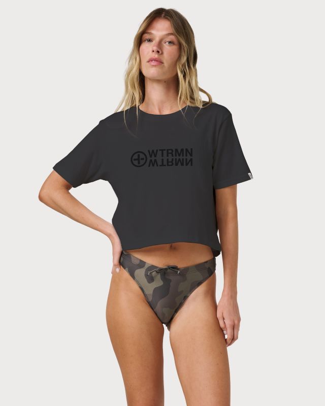 Reflection Women's Cropped Short Sleeve Tee