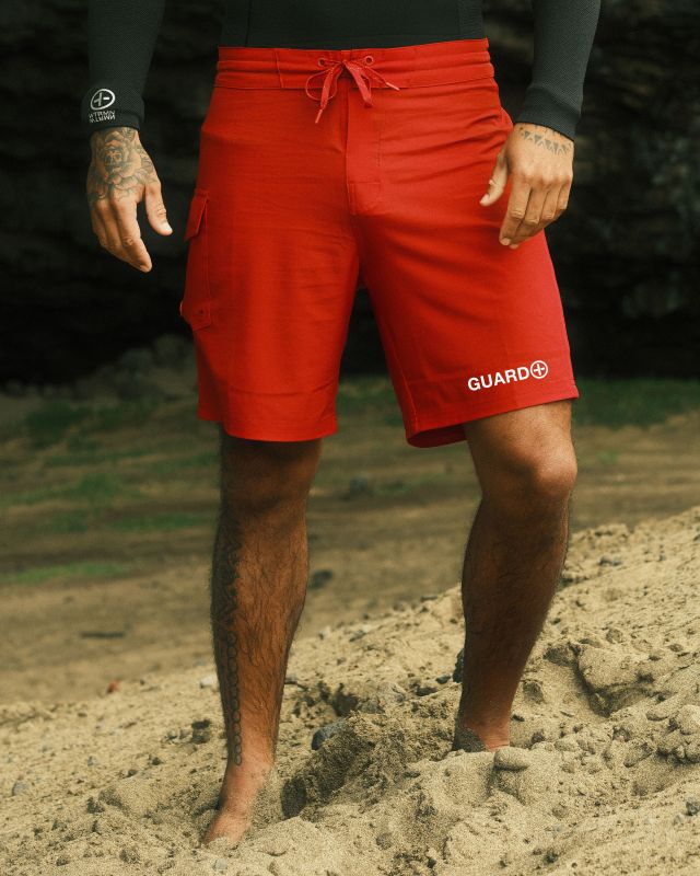 Seaside Sea Canvas™ Lifeguard Boardshort 8" with GUARD+