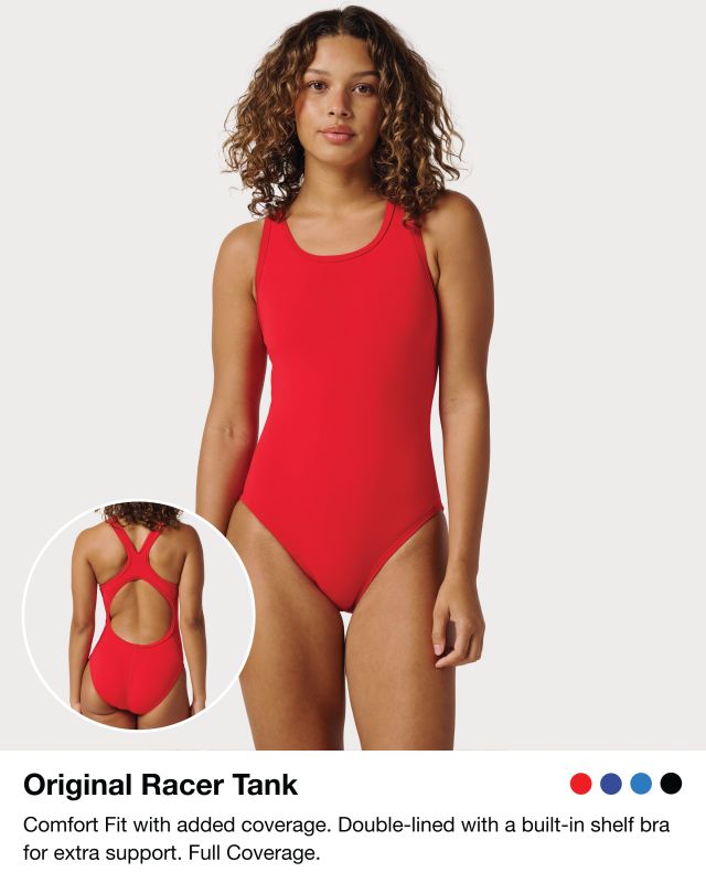 Original Racer Tank One Piece Swimsuit