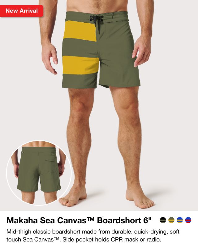 Makaha Sea Canvas™ Boardshort 6"