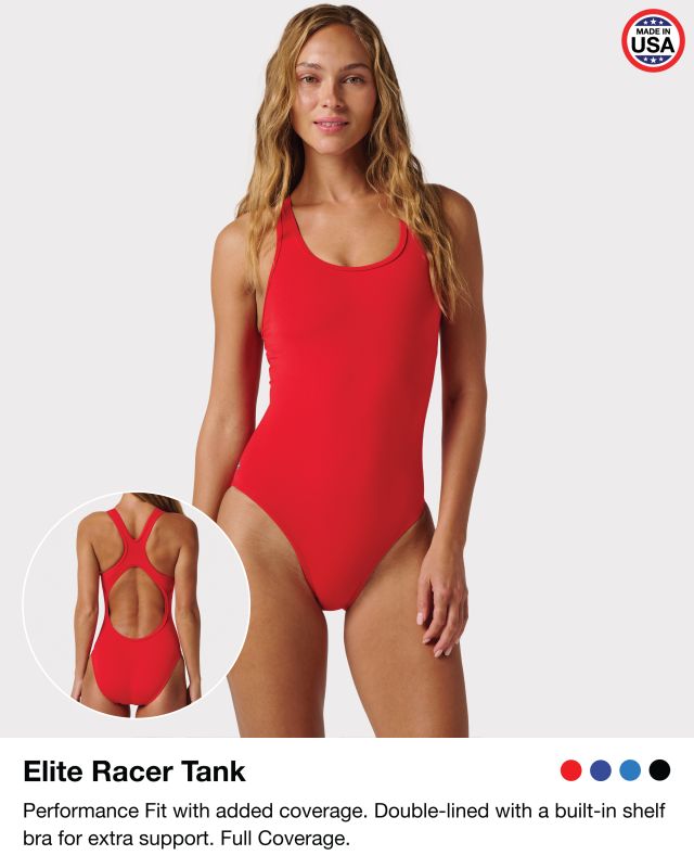 Elite Racer Tank One Piece Swimsuit
