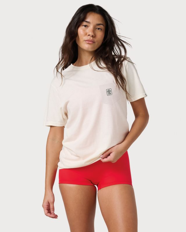 Stacked Short Sleeve Pocket Tee