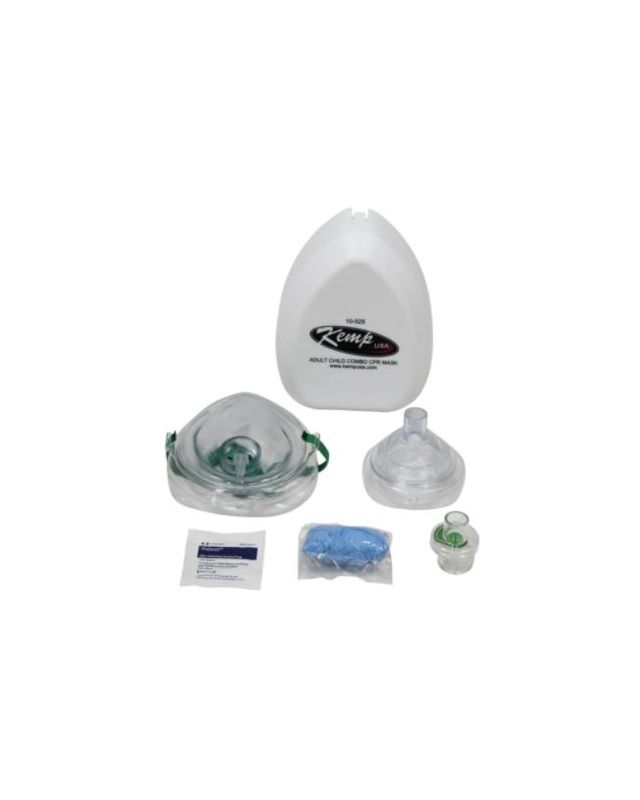 Adult and Child Combo CPR Pocket Mask
