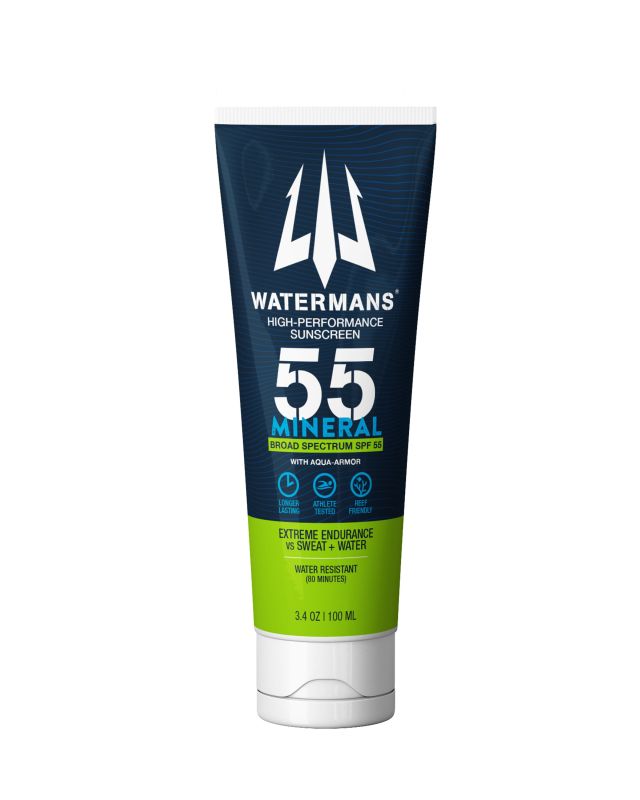 Watermans® Mineral SPF 55 Sunscreen with AQUA-ARMOR™
