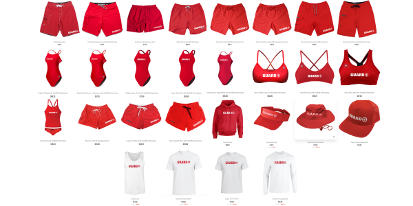 Watermen Brand GUARD+ Embroidered Lifeguard Gear